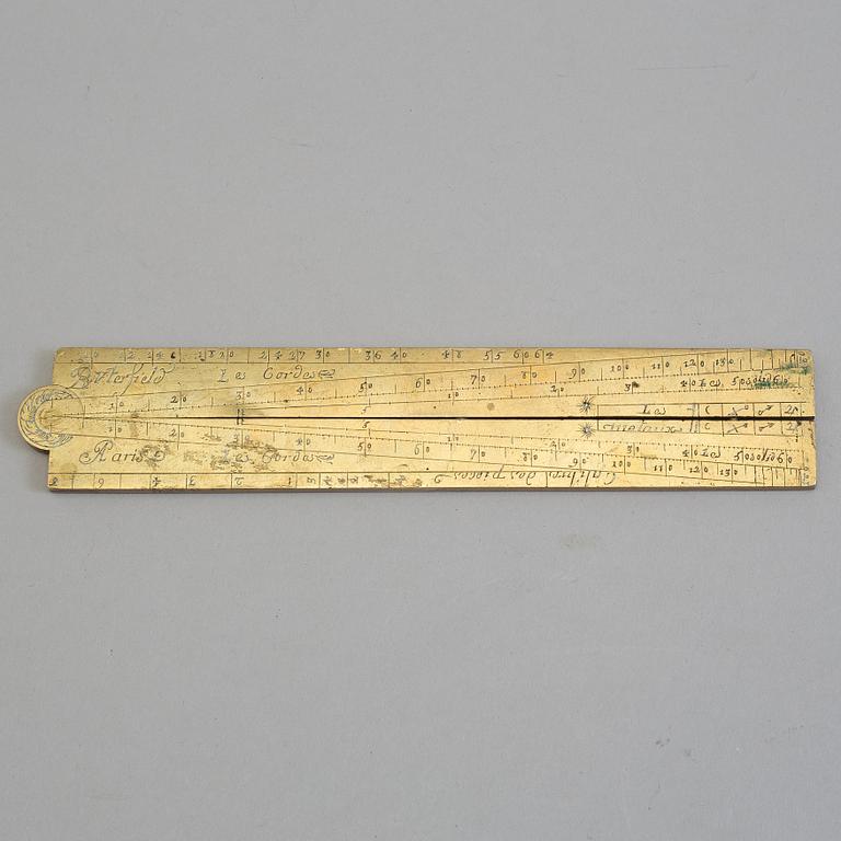 A Brass ector by Butterfield Paris 18th century.