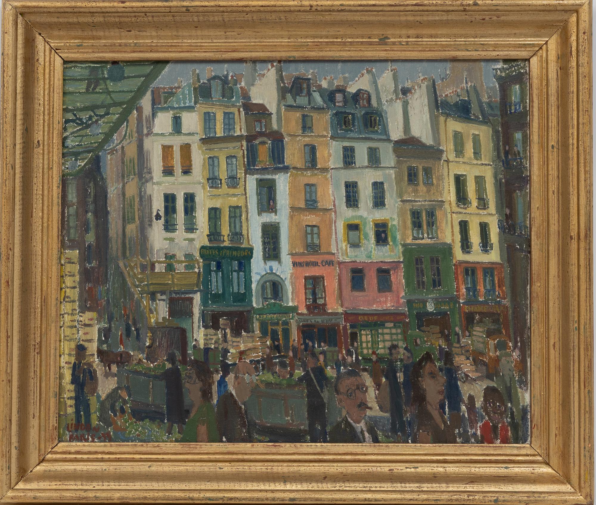 Kurt Lindon, "Rue des Halles".