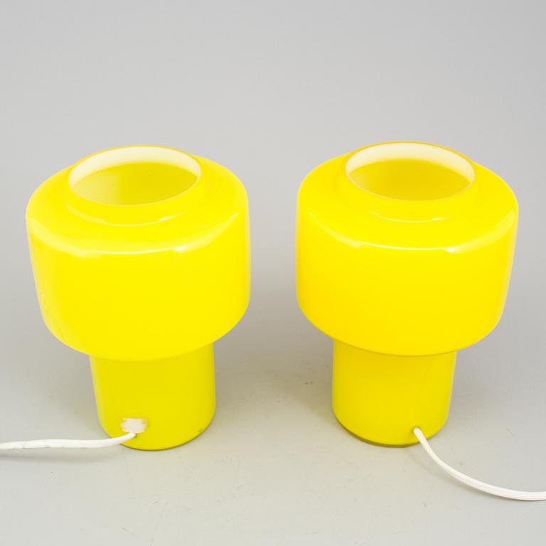 A pair of Luxus table lamps, 20th century.