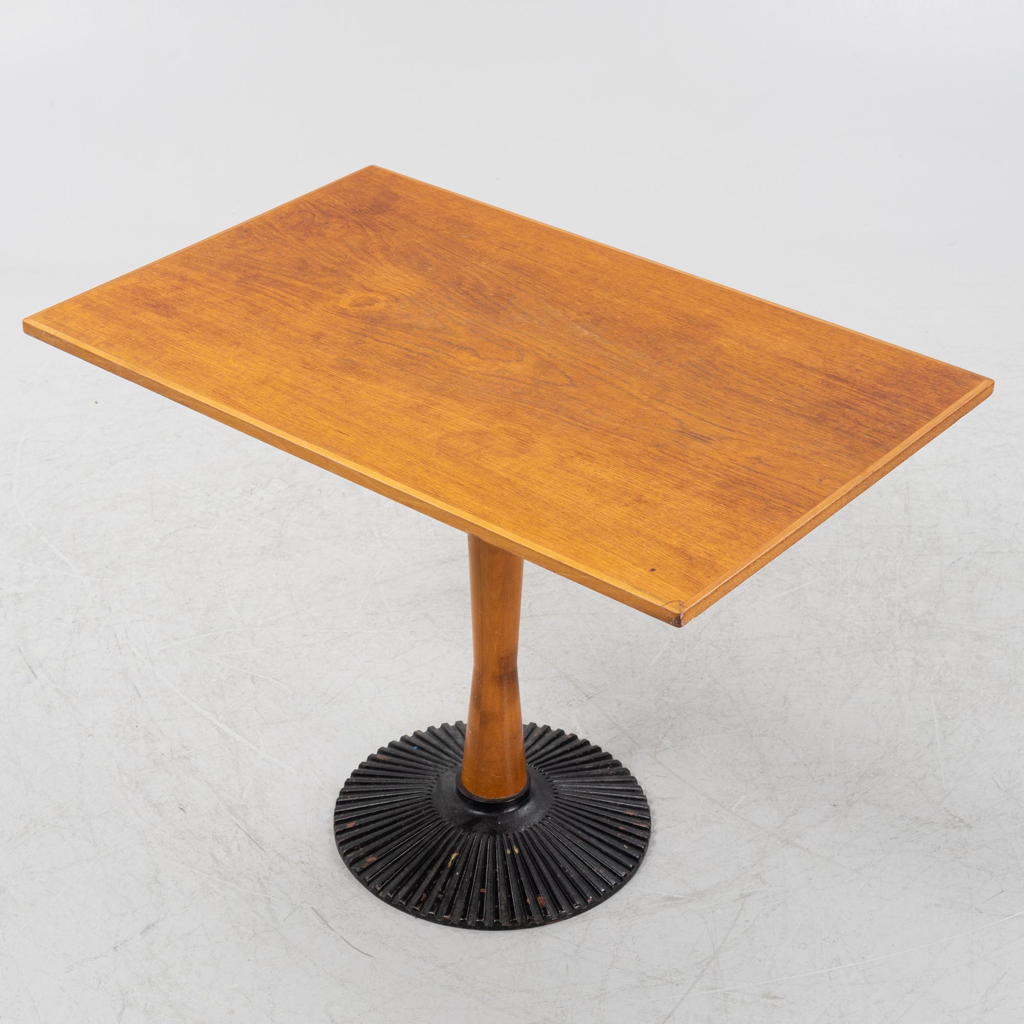 A Swedish Modern café table, 1940's.