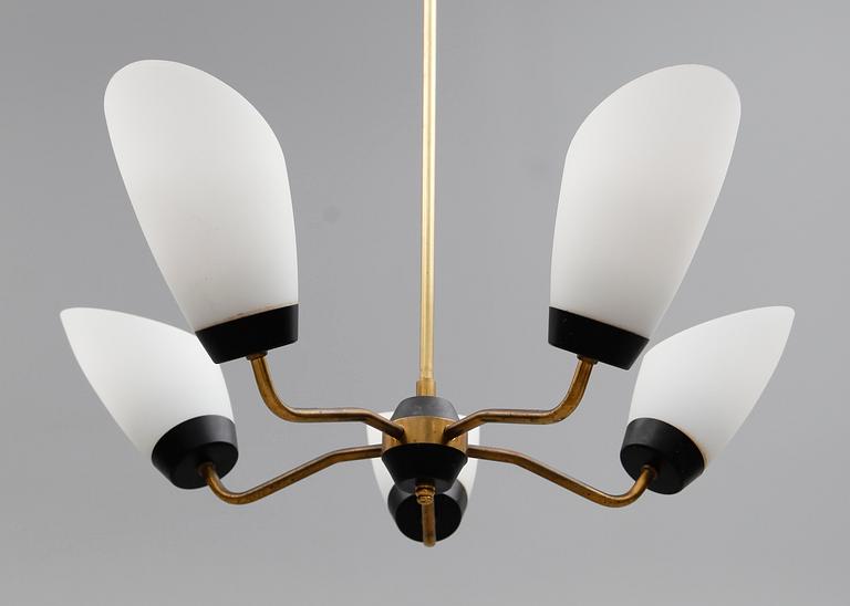 TAKLAMPA, 1900-talets mitt. Höjd ca 61 cm.
