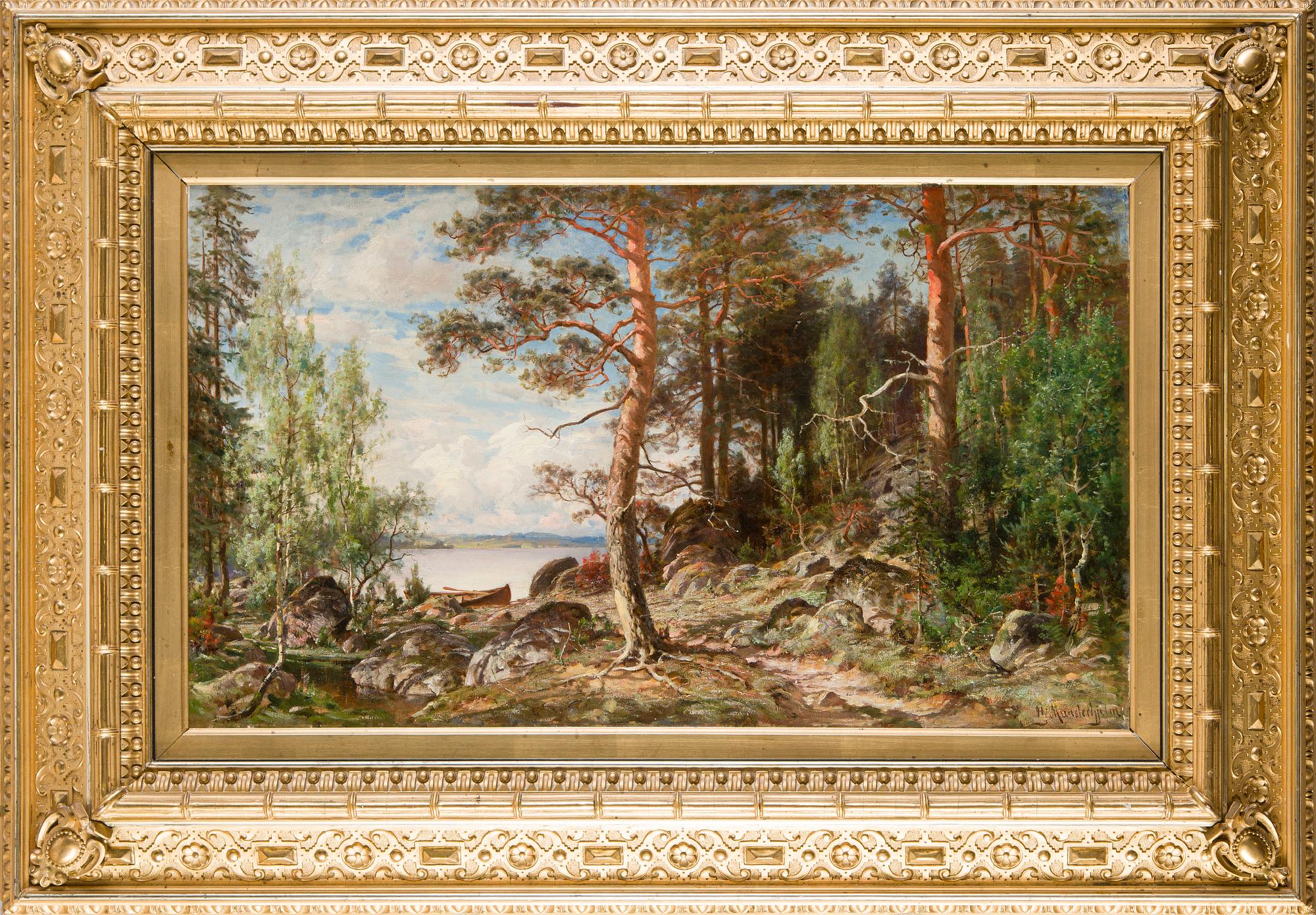 Hjalmar Munsterhjelm, Boat by the Shore.