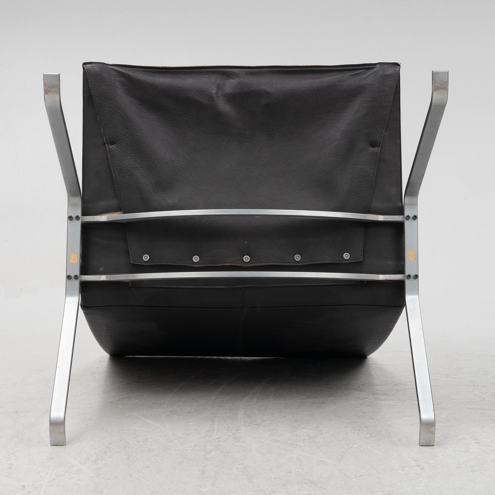 Poul Kjaerholm, a pair of "PK22"lounge chairs, Kold Christensen, Denmark.