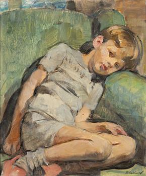 Elsa Backlund-Celsing, Boy in armchair.