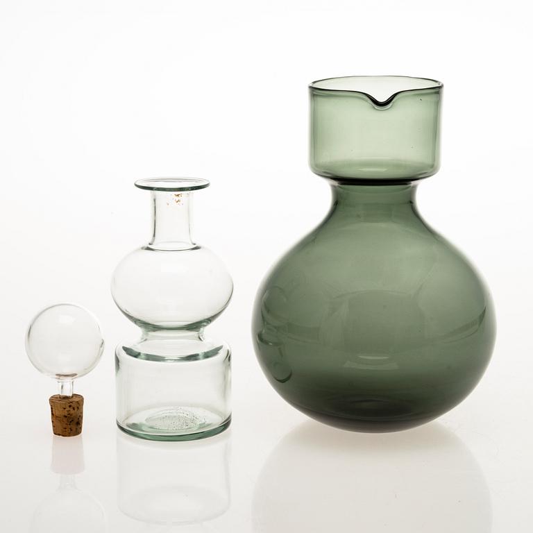 KAJ FRANCK, A decanter 'The Bells of Kremlin', signed Nuutajärvi, Notsjö.