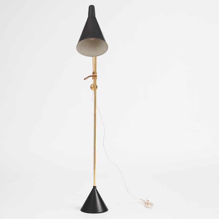 Tapio Wirkkala, floor lamp, model K 10-11, Idman, Finland mid-20th century.