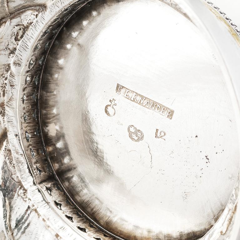 Erik Enander, bägare, silver, Uppsala 1791.