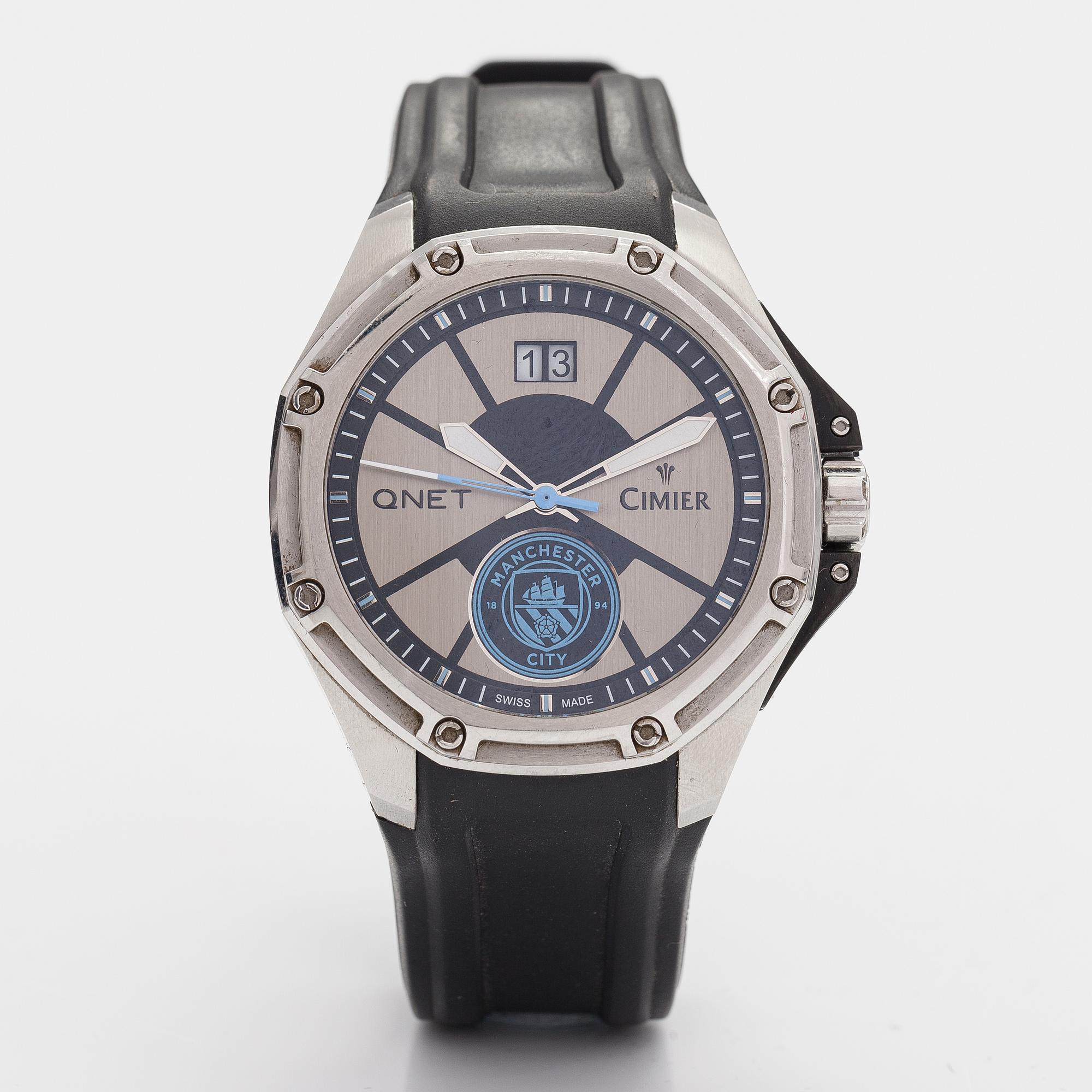 CIMIER QnetCity Triumph Blue wristwatch 45 mm. Bukowskis