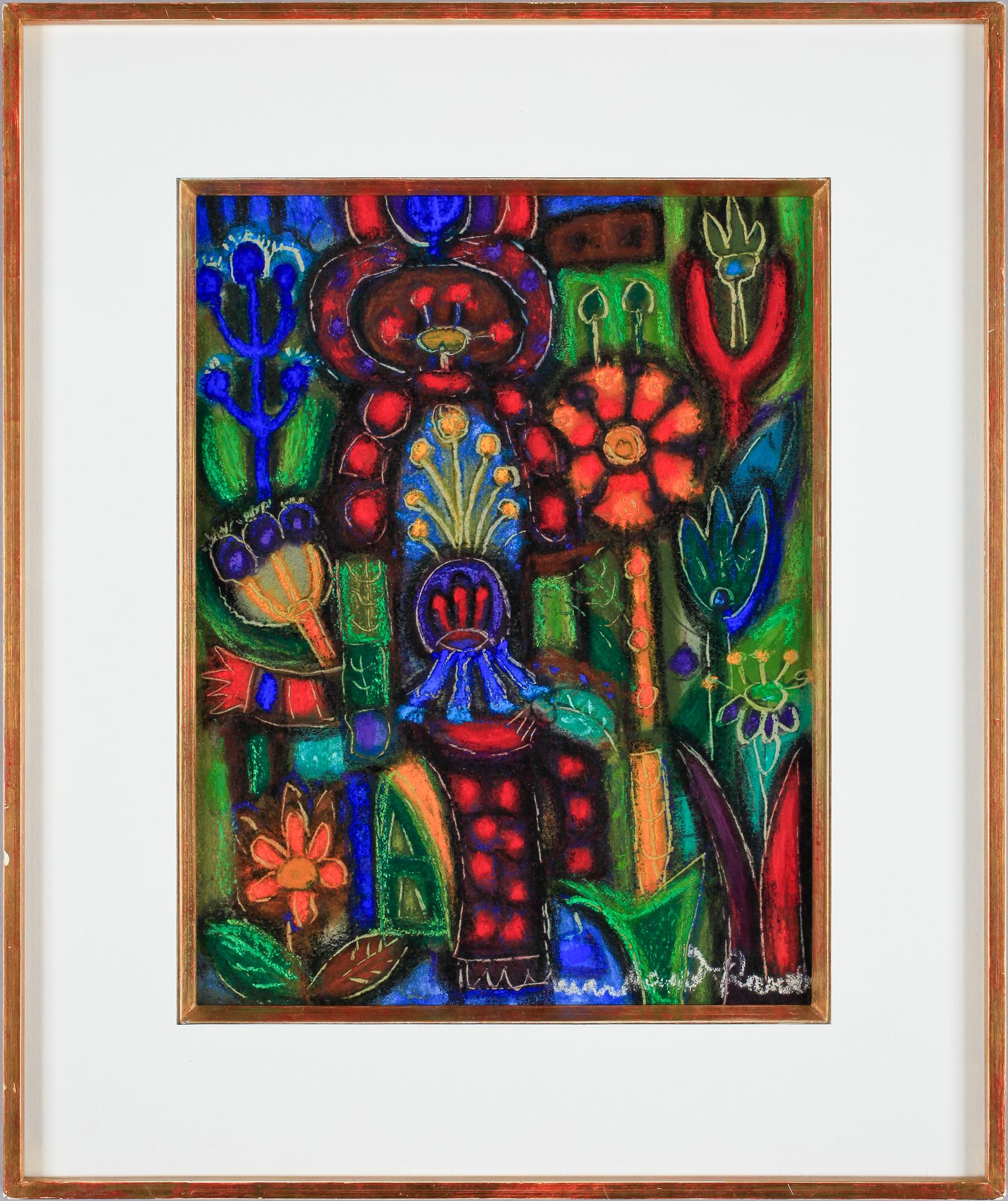 LOUIS MARCHAND DE RAUX, pastell. Sign.