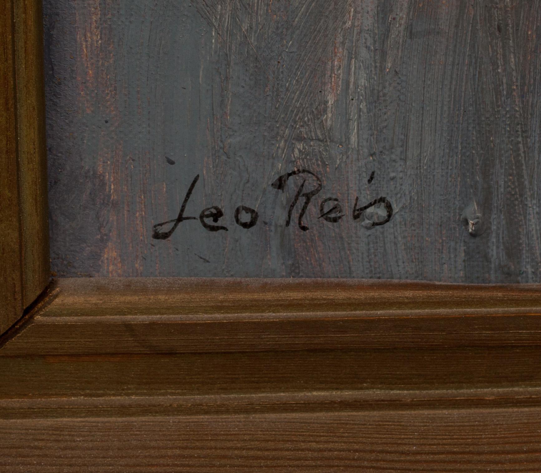LEO REIS, oljemålning på duk, signerad.