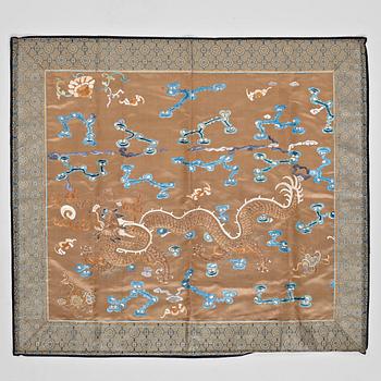 719. A silk textile, Qing dynasty (1644-1912).