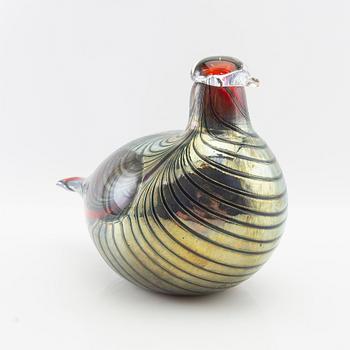 Oiva Toikka, figurine signed Nuutajärvi/Notsjö Finland.