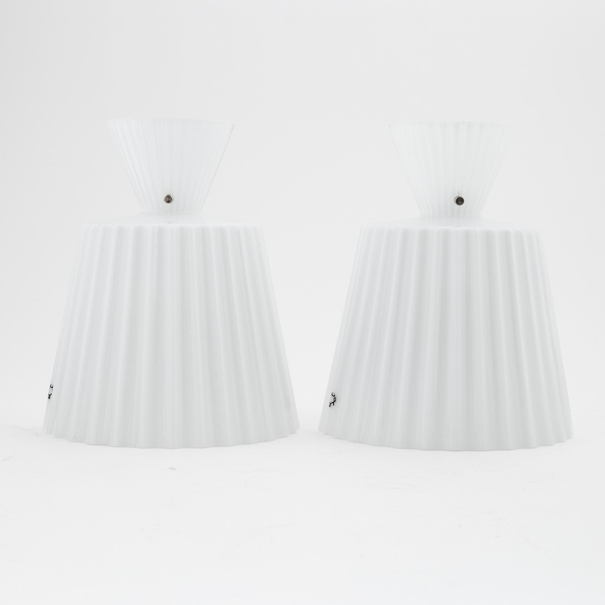 Thomas Sandell, a pair of 'Katerina', wall lights, Leucos, 21st Century.