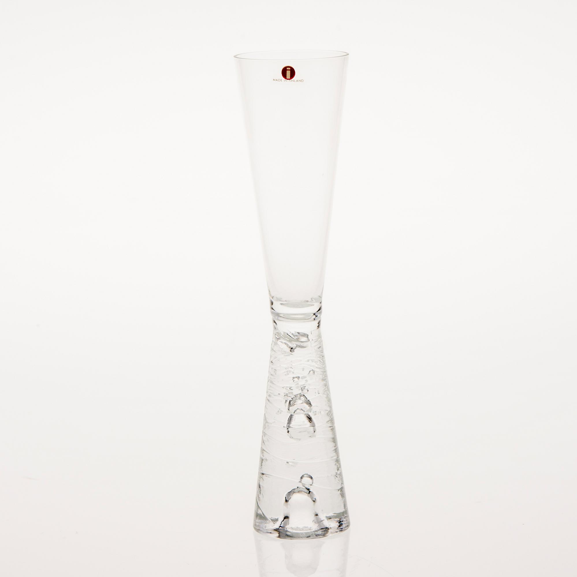 CHAMPAGNEGLAS, 15 st, "Arkipelago", Timo Sarpaneva, Iittala, 1980-93.