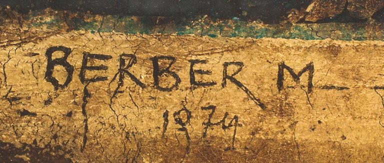 MERSAD BERBER, mixed media signed and dated.