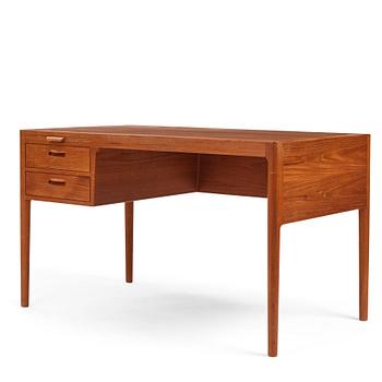 529. Hans J. Wegner, a teak desk 'JH-573', Johannes Hansen Denmark 1950s.