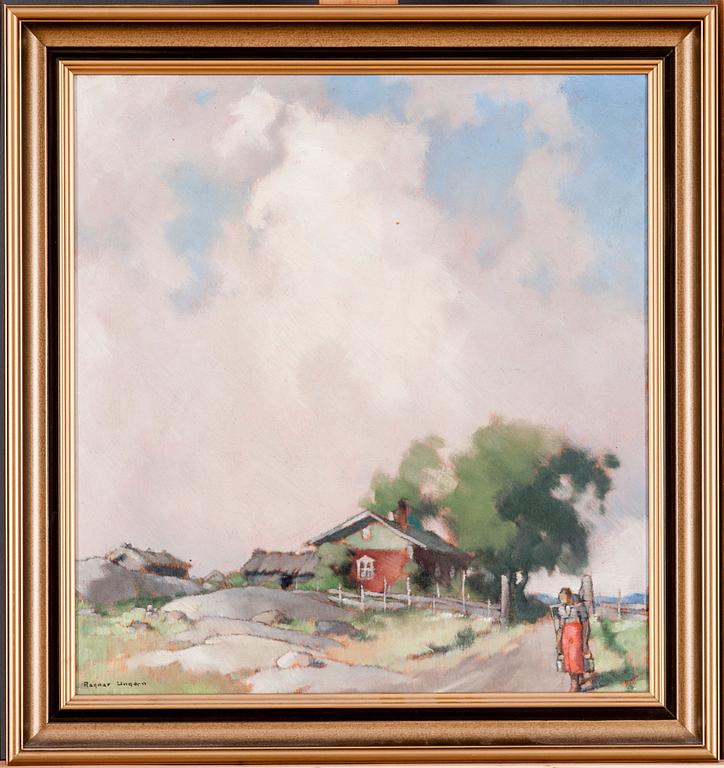 Ragnar Ungern, SUMMER CLOUDS OVER THE COTTAGE.