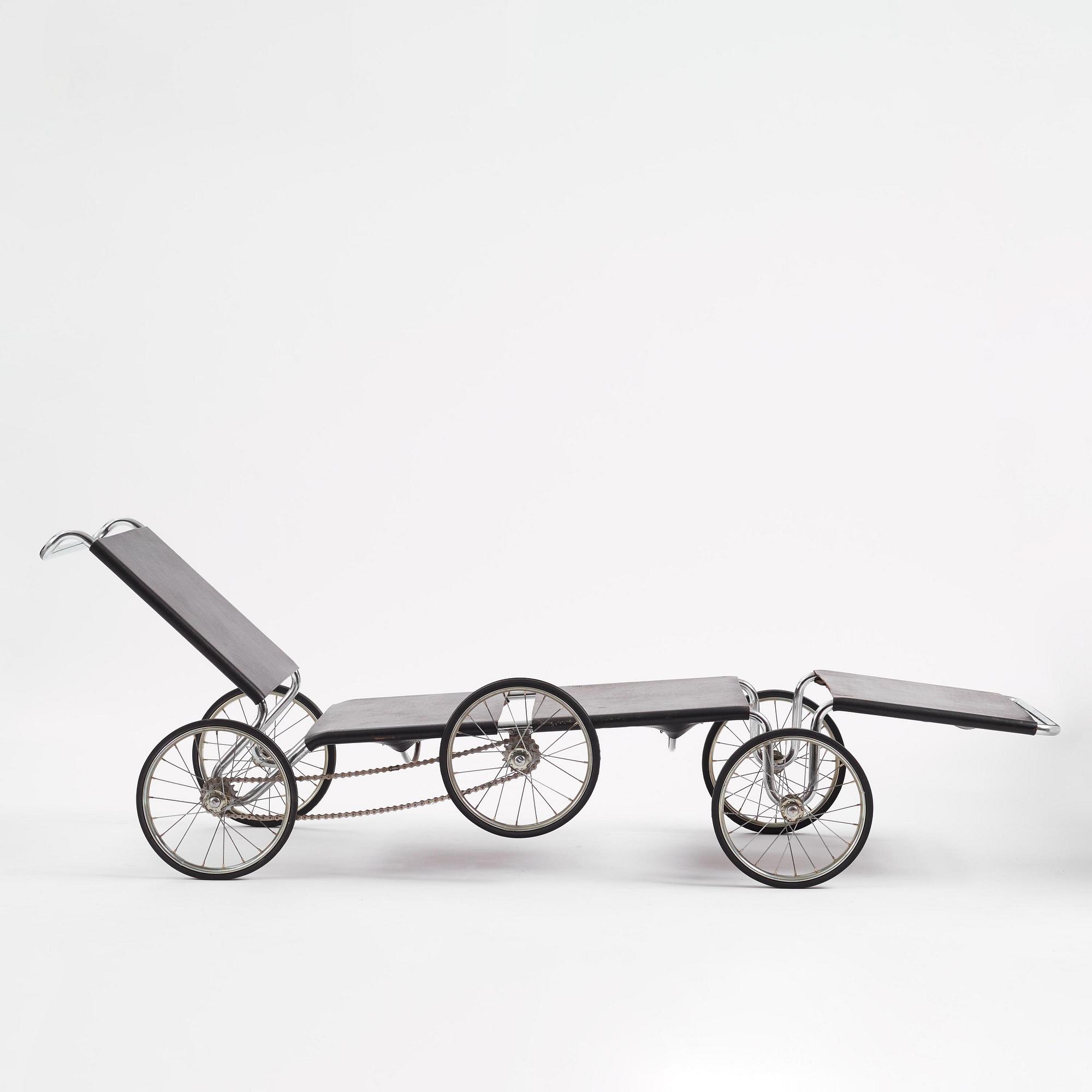 Marcel Breuer, liggfåtölj, modell "F41", Tecta, Tyskland, efter 1984.