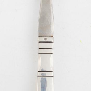 Georg Jensen, a sterling silver cutlery, 'Antique/Continental', after 1945.