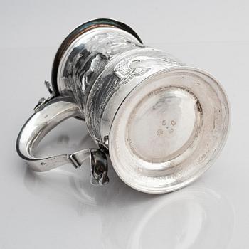 Humphrey Payne, dryckeskanna, silver, London 1748.