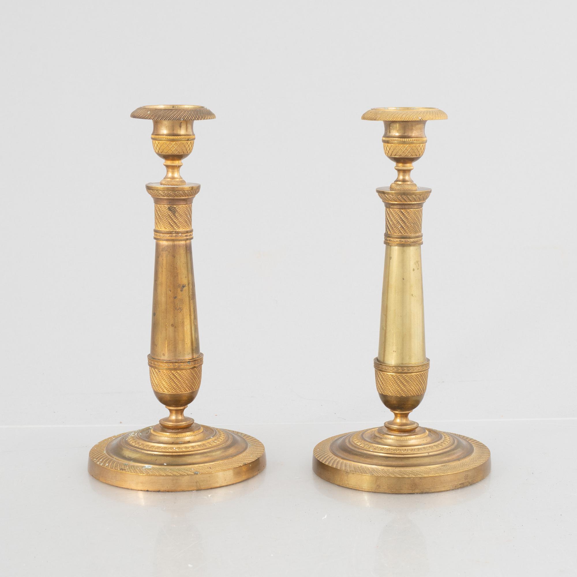 Candelabras a pair, Empire, France, early 19th century.