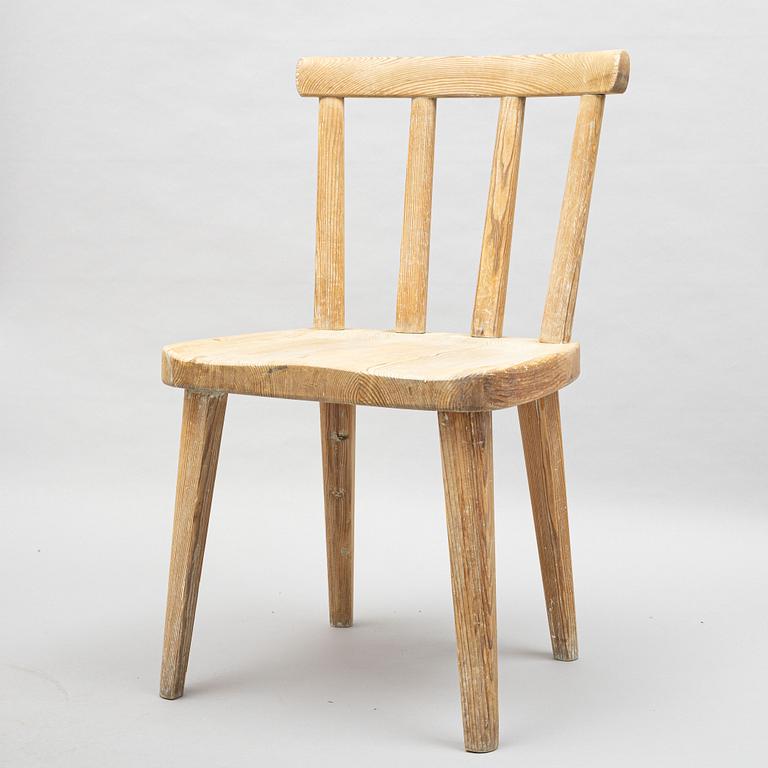 Axel Einar Hjorth, an 'Utö' pinewood chair, Nordiska Kompaniet, 1930's.