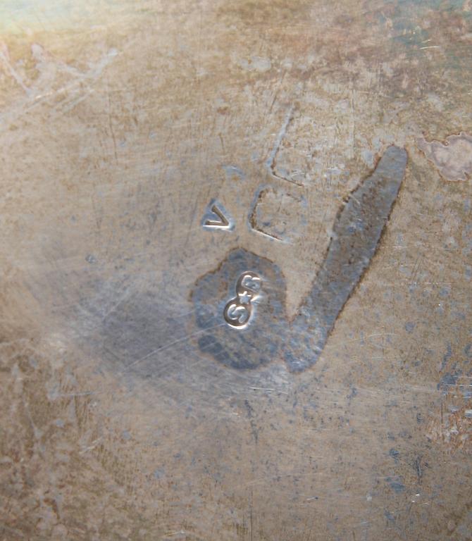 PARTI SILVER, 3 delar, bl a Birmingham, ca 250 g.