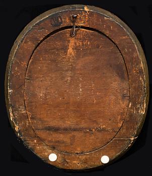 A NICLAS FALKENGREN (1776-1813) GUSTAVIAN MIRROR.