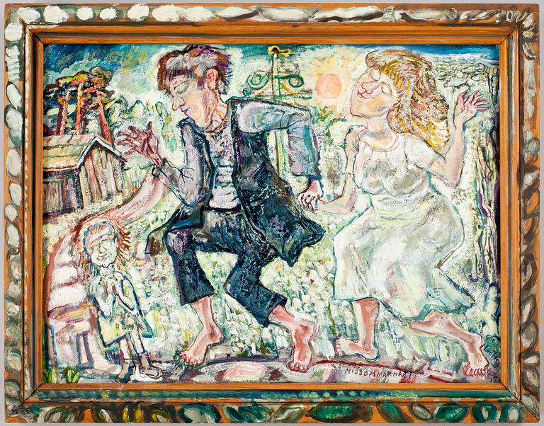 OLLE NORDBERG, olja på duk, sign o dat -77.