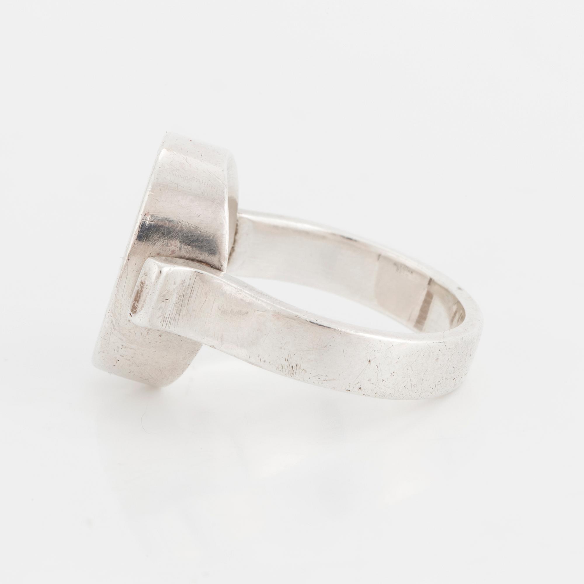 HANS HANSEN, ring, sterlingsilver, Danmark.