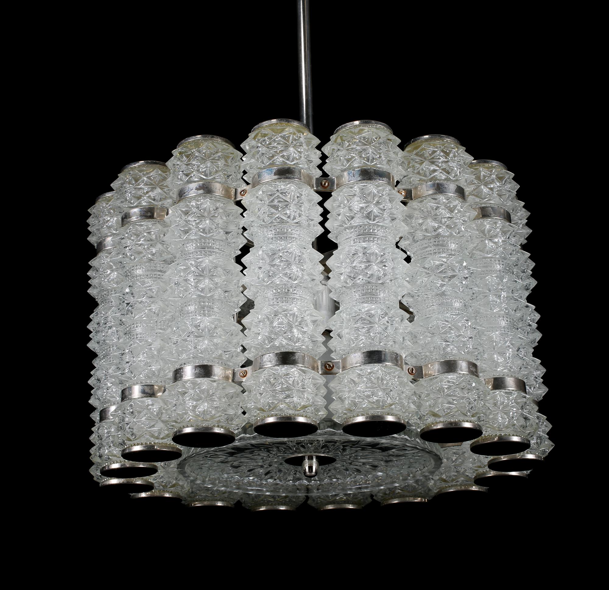 TAKLAMPA, Tyringe, 1960-tal, höjd ca 60 cm.