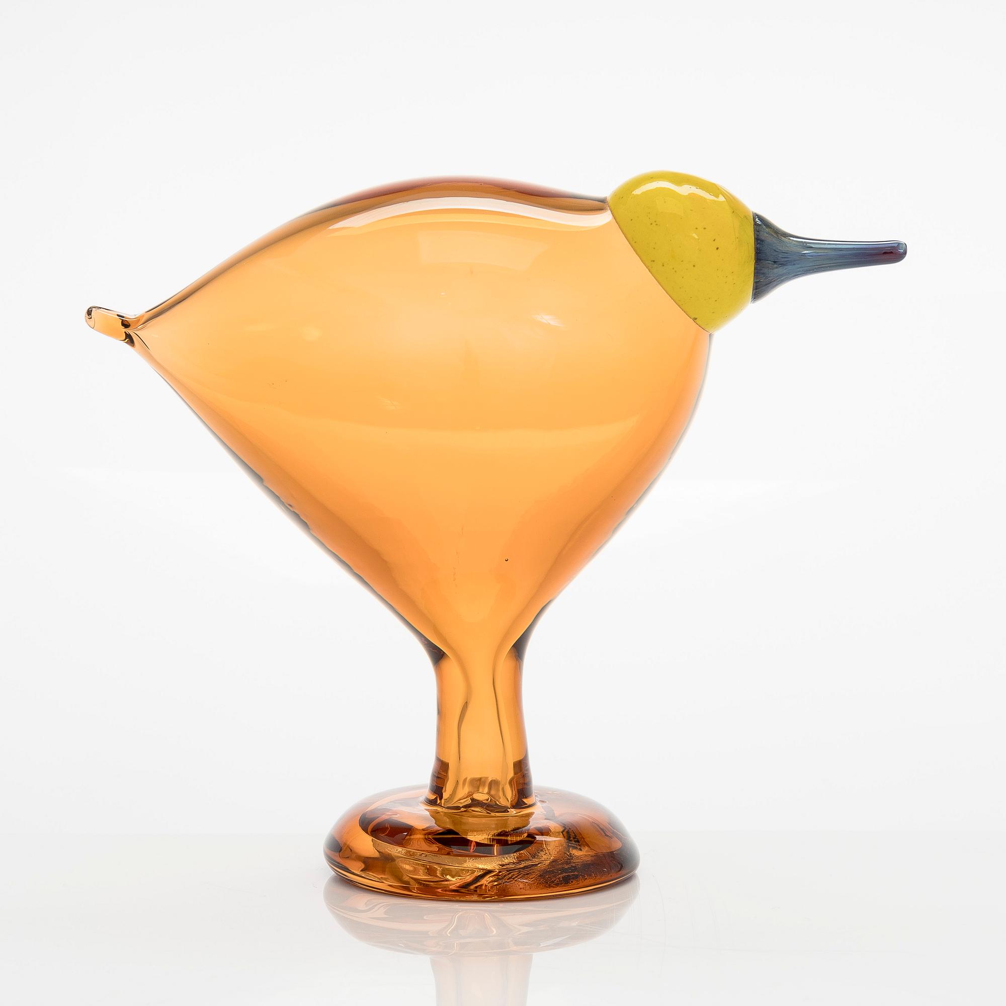 Oiva Toikka, A glass bird, 'Dyynia', signed O. Toikka Iittala 254/700.