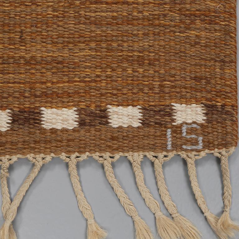 MATTA, rölakan, Ingegerd Silow, monogramsignerad, 201  x 140 cm, 1900-talets andra hälft.