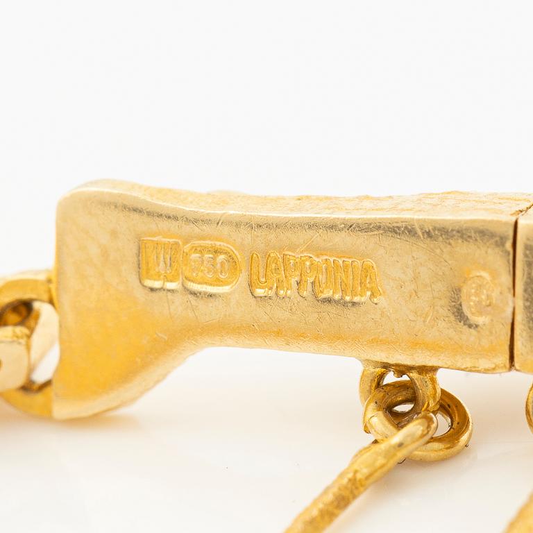 Lapponia, Björn Weckström, bracelet, “Fjällbäck”, 18K gold.