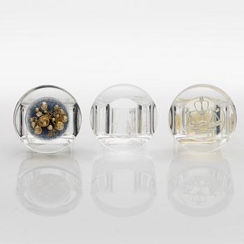 Siv Lagerström, three acrylic plastic rings, 1970s.
