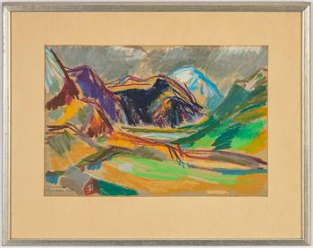 Erling Ärlingsson, pastel, signed and dated 1960.