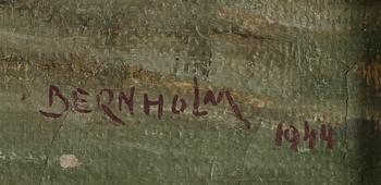 SIGURD BERNHOLM, olja på duk, signerad och daterad 1944.