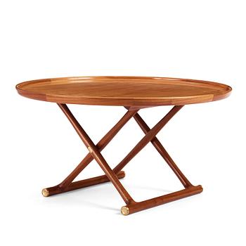 Mogens Lassen, a mahogany 'Egyptian table', A.J Iversen, Denmark, probably 1950s.