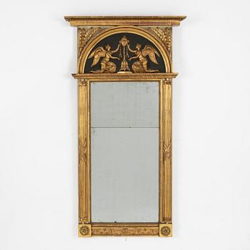 Mirror, late Gustavian, circa 1800.