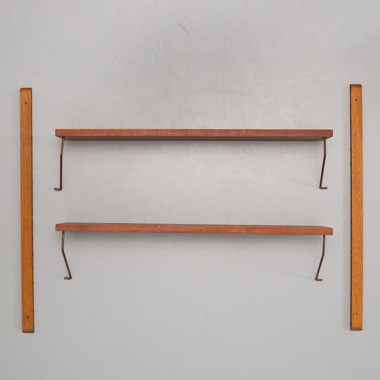 VÄGGHYLLA, teak, 1960-tal.