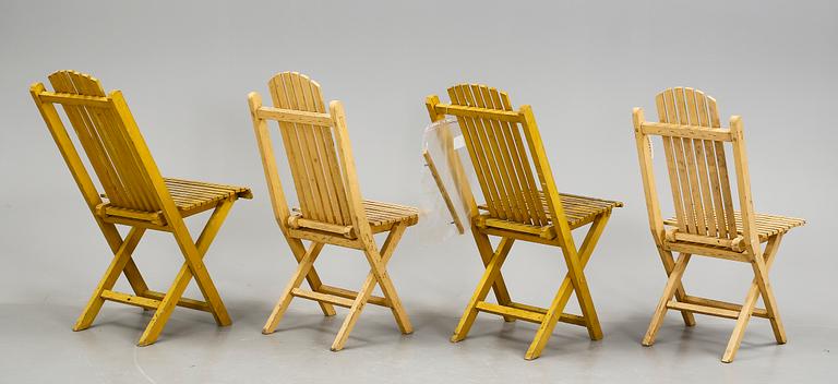 TRÄDGÅRDSSTOLAR, 2+2, st, 1900-talets första hälft.