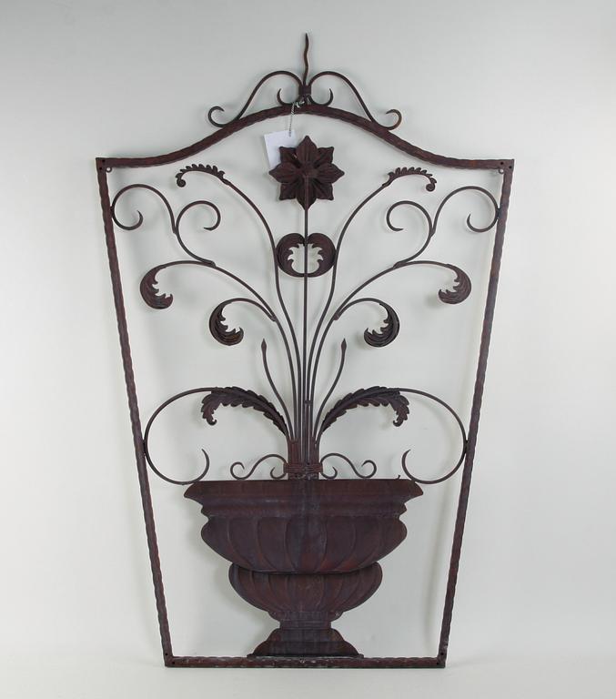 VÄGGDEKORATION, 1900/2000-tal, metall.