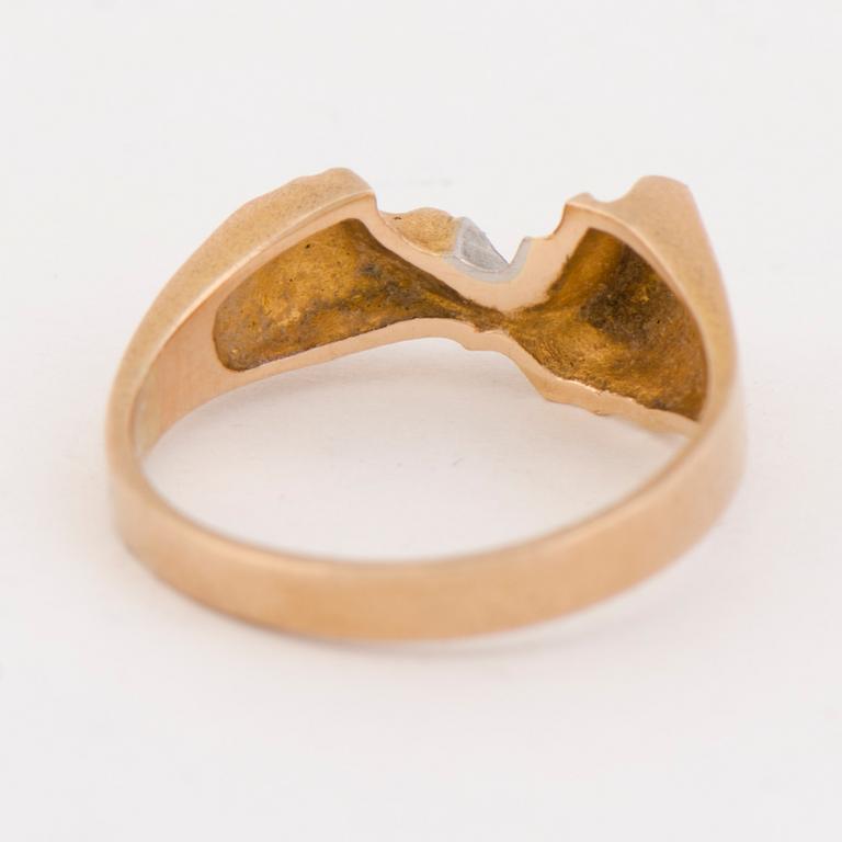 BJÖRN WECKSTRÖM, RING, 14K guld. Lapponia 1999.