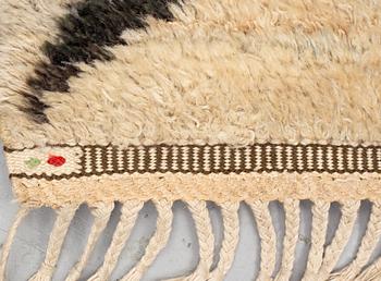 Barbro Nilsson, a carpet, "Stjärnåkra", knotted pile, ca 154,5 x 105-107,5 cm, signed AB MMF BN.