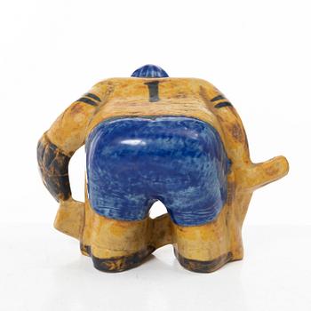 Lisa Larson, Figure, hockey goalkeeper, stoneware, Gustavsberg.