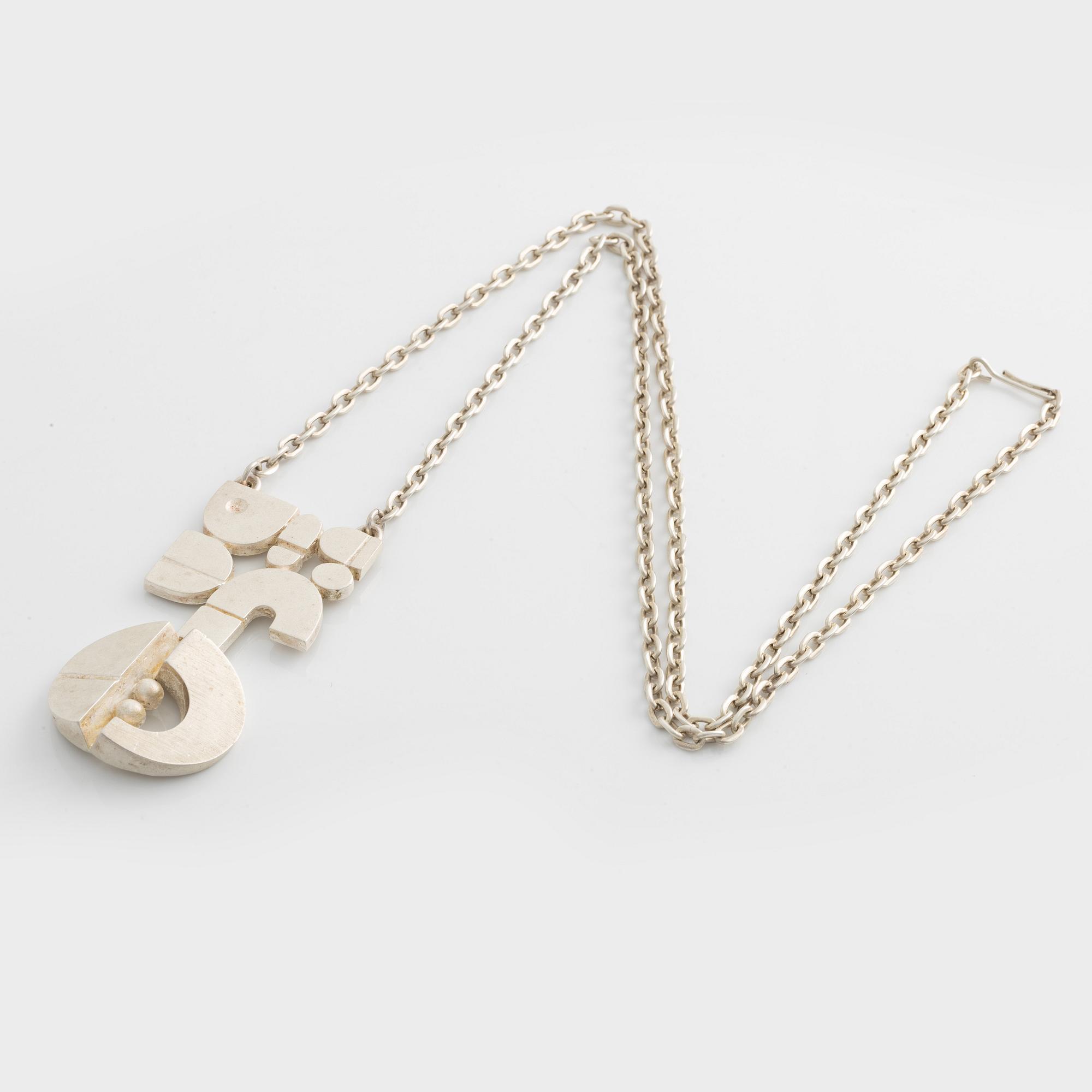 Jorma Laine, collier, silver, Finland.