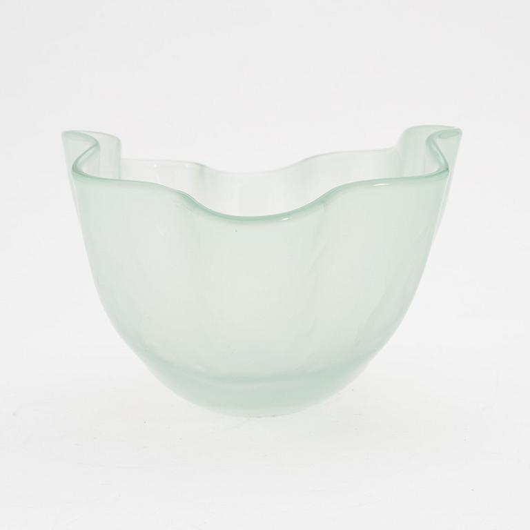 Sven Palmqvist, a signed 'Kantara' glass bowl, Orrefors.