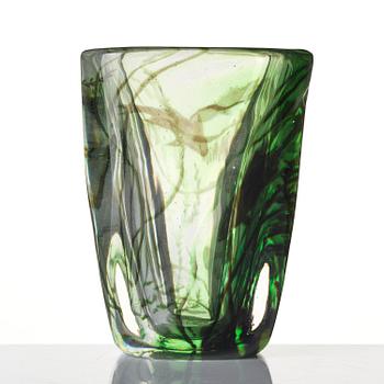 Edward Hald, a graal glass vase, Orrefors 1937, no 96.