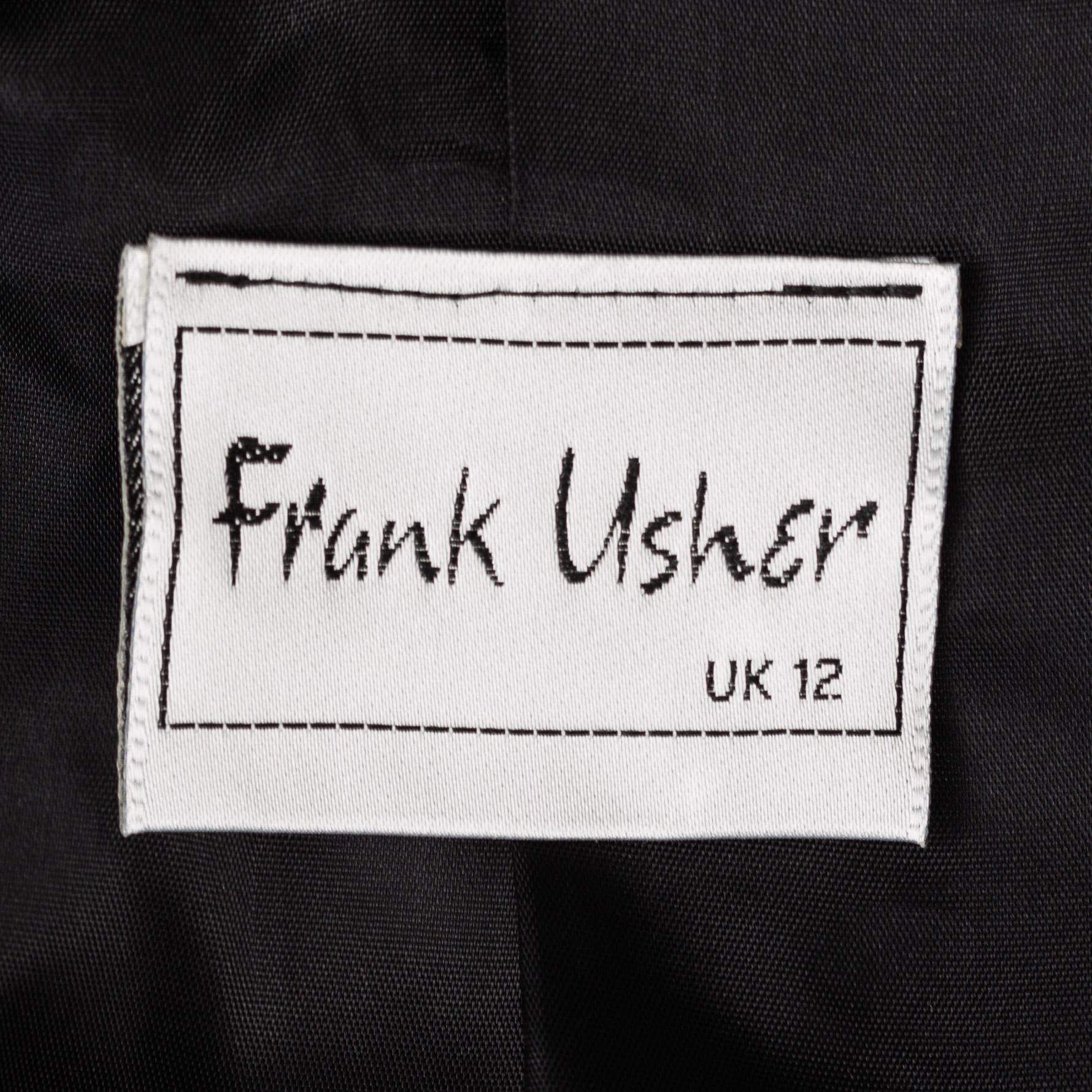 FRANK USHER, a cocktail dress and jacket, size 12.