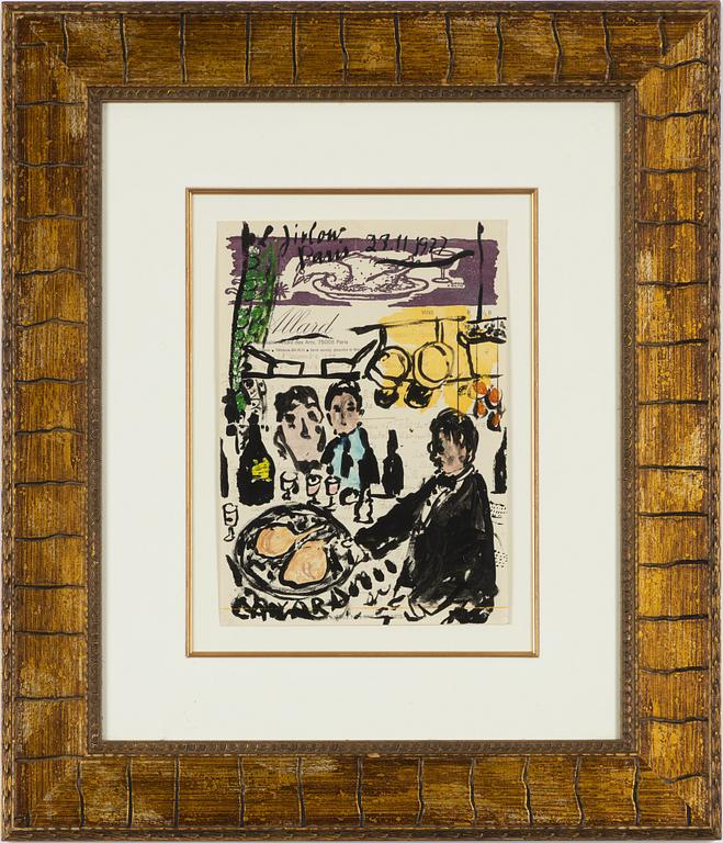 Lennart Jirlow, Restaurangscen på meny.